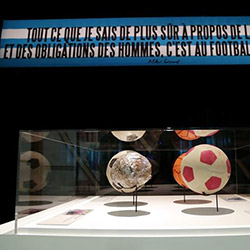 Ce capot en PMMA protège des objets de la coupe du monde de football.