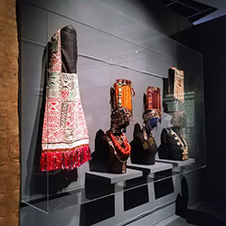 Cloches et vitrines pour exposition de collections dans les musées.