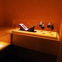 Exemple de vitrine en plexi pour musée.